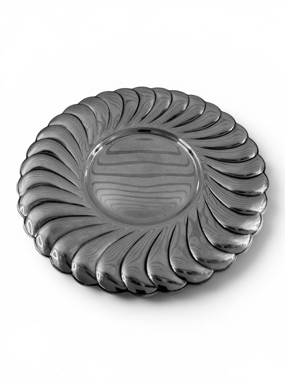 Vintage Wm Rogers Waverly Silver Plated 10.5" Serving Platter Plate Tray 3821